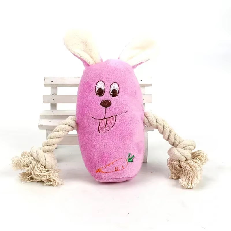Soft Plush Mouse Pet Toys Animal Rabbit Durable Squeaky Sound Toys for Cat Dog Toy Dogs Chew Squeak Interesting Fleece Toys